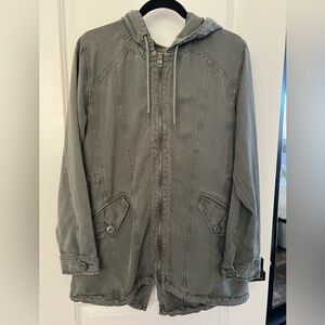 American Eagle Outfitters Olive Military Jacket